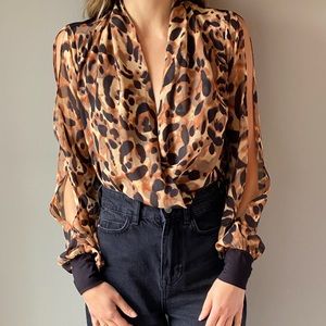 Leopard bodysuit